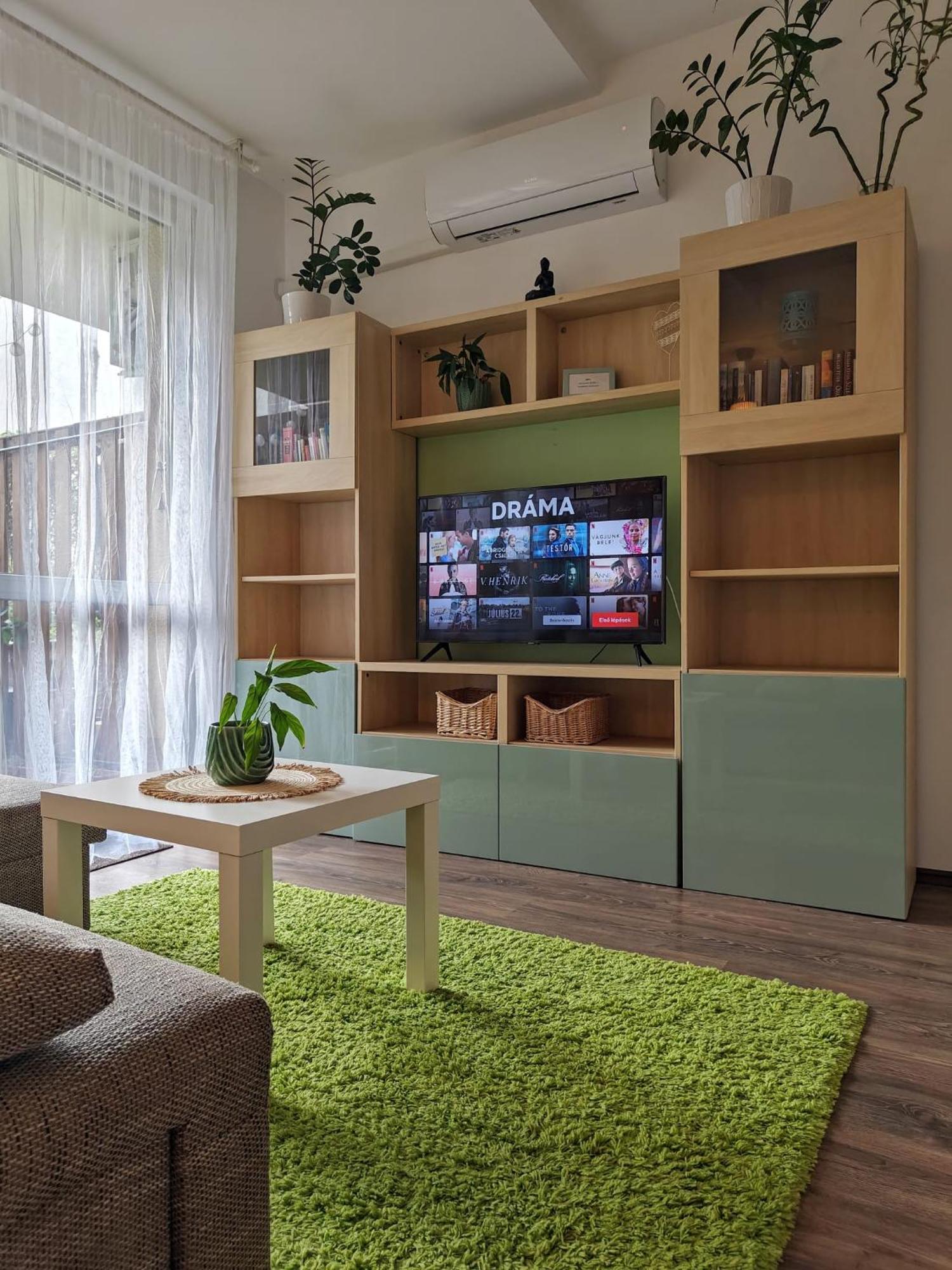 Green City Apartment Budapest - Free Garage, Ac, Balcony, Wi-Fi Eksteriør bilde